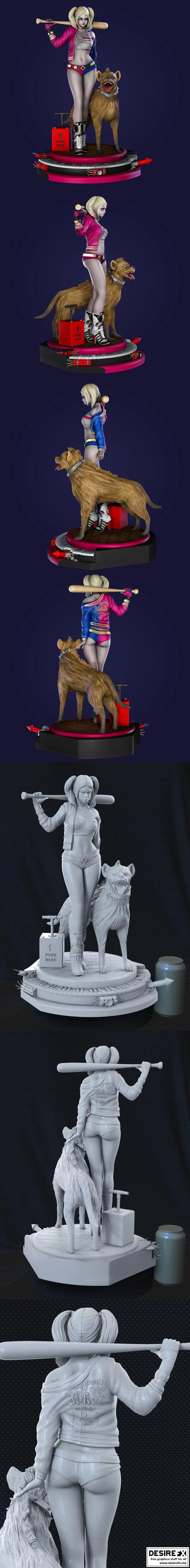 birds of prey Harley Quinn 3D打印模型|Harley Quinn – Birds Of Prey