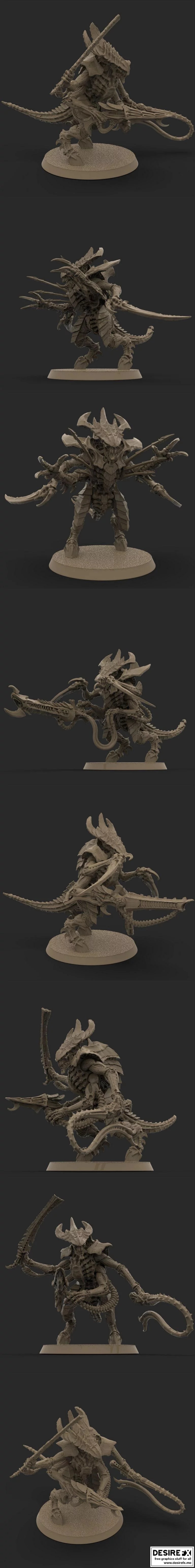 丛林潜伏外星入侵者3D打印模型|Jungle Creeping Alien Invaders