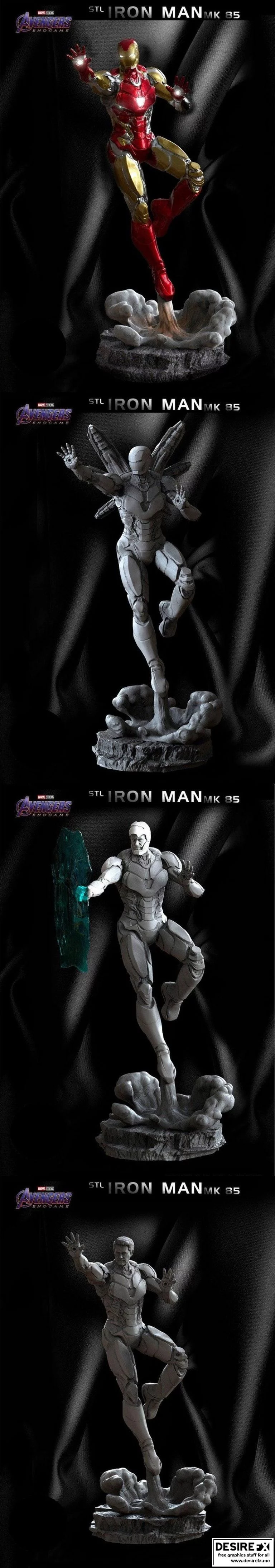 铁人MK85 3D打印模型|Ironman MK 85