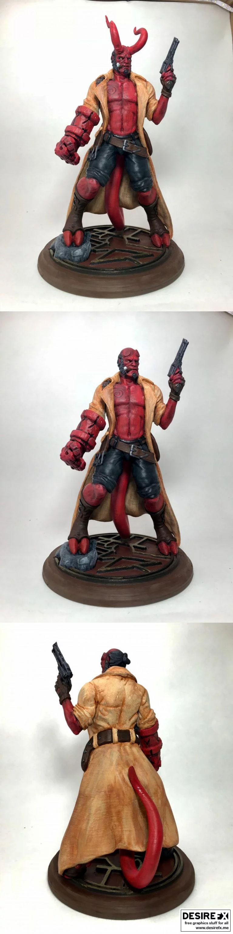地狱特工3D打印模型|Hellboy