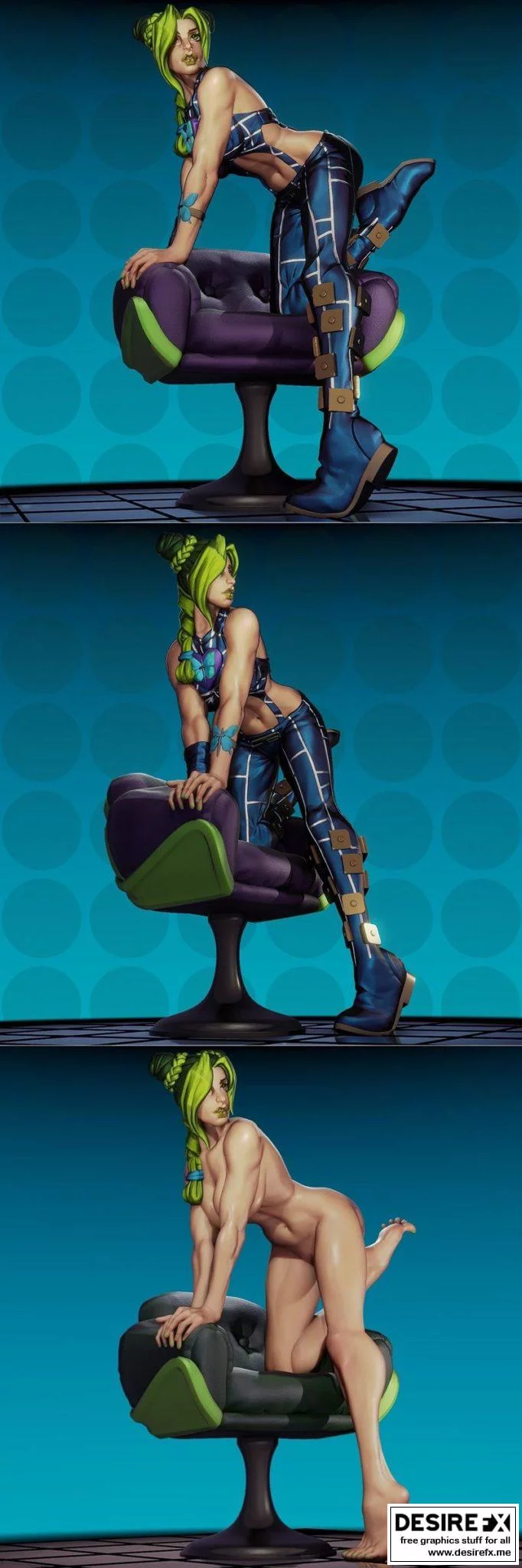 Jolyne中的信息：工作室名称-作品名称-角色名称  
解析：作品名称为“Jolyne”，角色名称为“Jolyne”  

注意：Jolyne 是《JoJo的奇妙冒险》中角色“Jolyne Cujoh”的简称，属于动漫作品。  

结合“作品”和“角色”名称，以及“3D打印模型”这一属性，拟定一个符合中文表达习惯、简洁准确、具有吸引力的标题：  

**JoJo奇妙冒险 Jolyne 3D打印模型**|﻿Jolyne