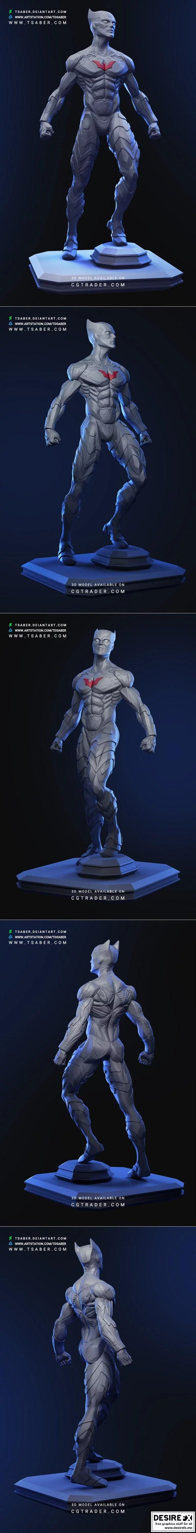 蝙蝠侠Beyond 3D打印模型|﻿Batman Beyond Statue