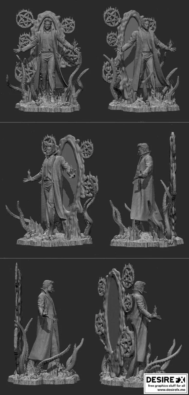 约翰·康斯坦丁 3D打印模型|﻿John Constantine