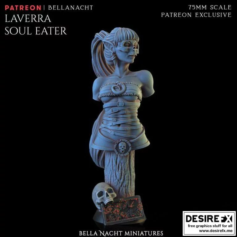 Laverra bust 3D打印模型|Laverra Bust