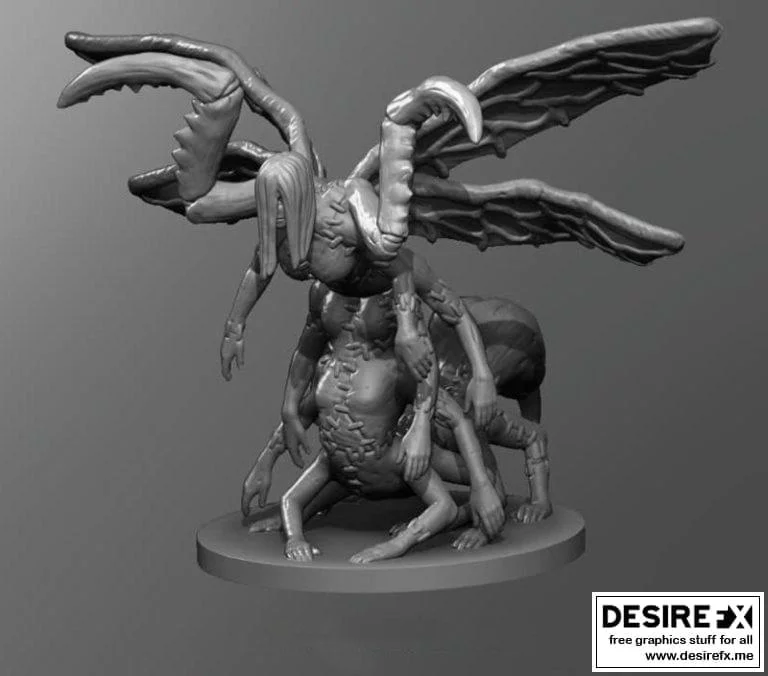 怪诞奇袭：《咒怨》中的“雾之女”3D打印模型|﻿Stitched Monstrosity