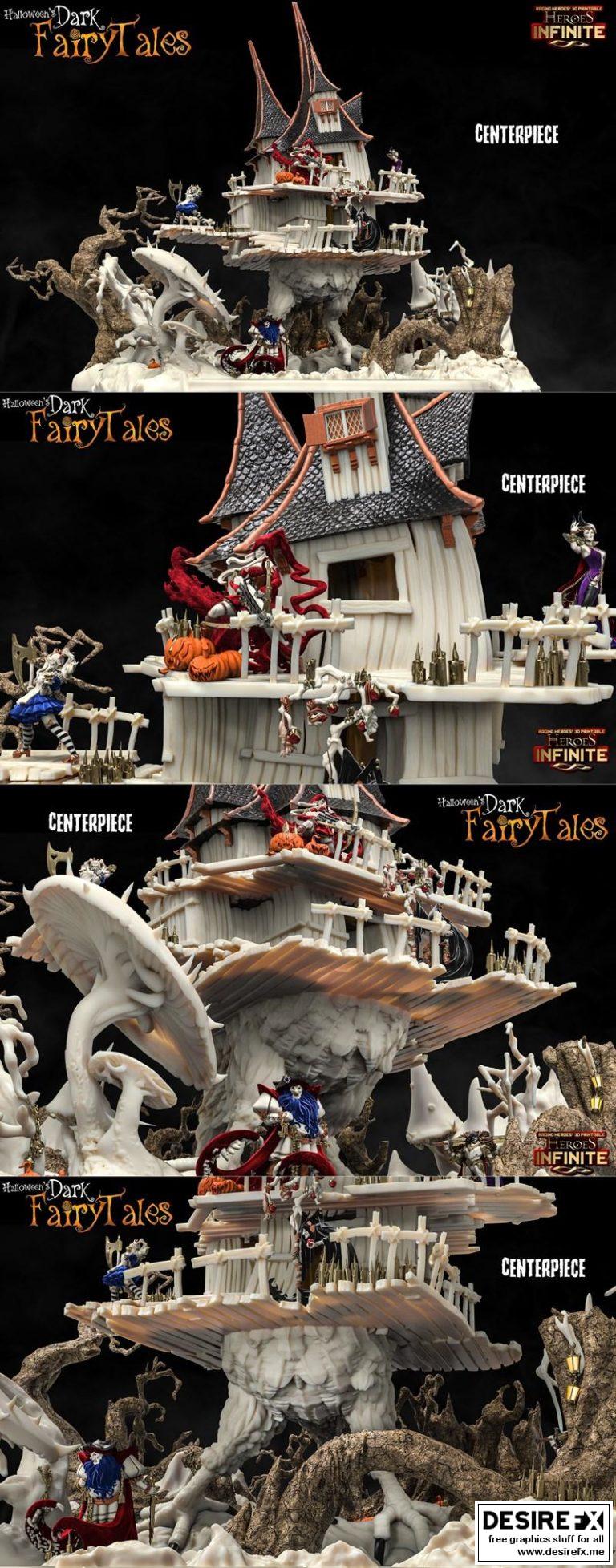 英雄无限 中心之座 3D打印模型|﻿Heroes Infinite CenterPiece