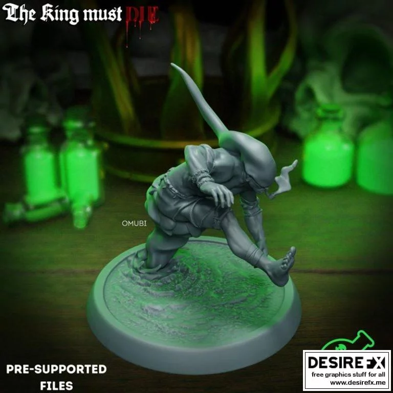 Omubi-进击的巨人-艾伦·耶格尔 3D打印模型|﻿Omubi