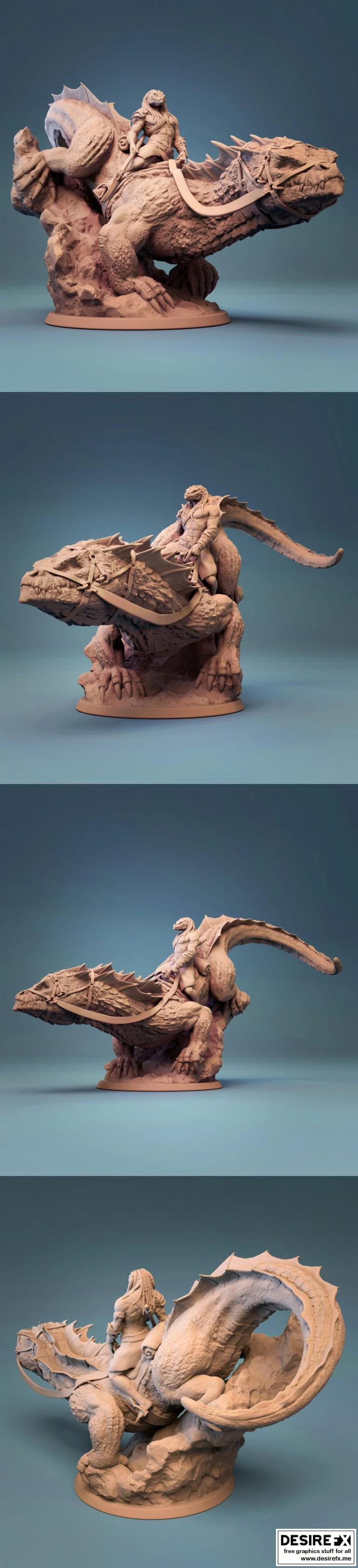 巨蜥3D打印模型|Giant Lizard