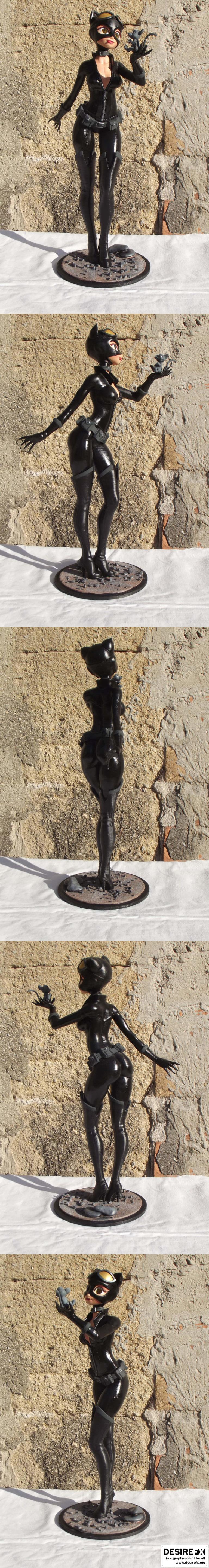 猫女 会战：3D打印模型集|Catwoman William La Saga