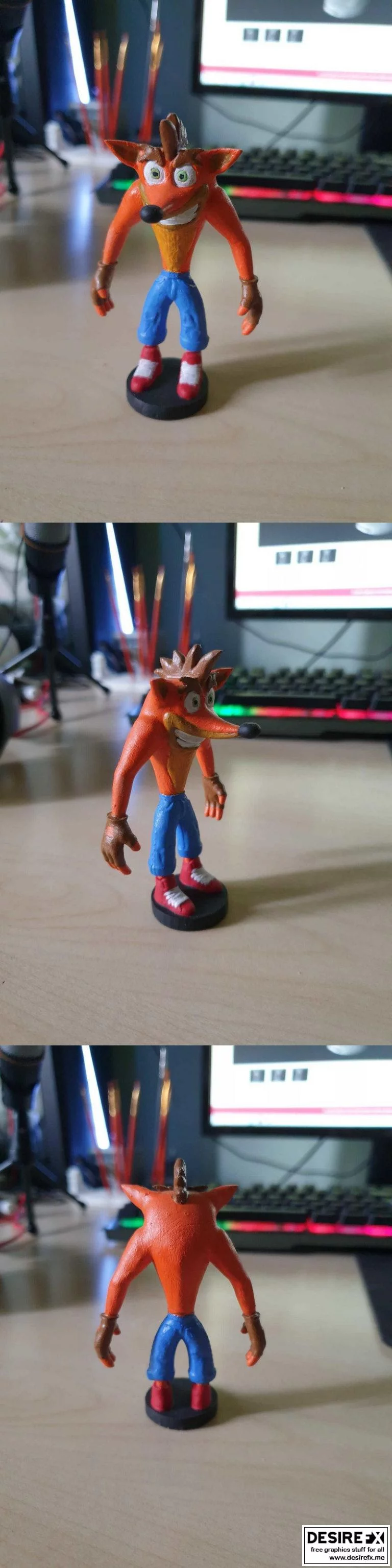 3D打印模型：Crash Bandicoot  
中文标题： Crash Bandicoot 3D打印模型|Crash Bandicoot