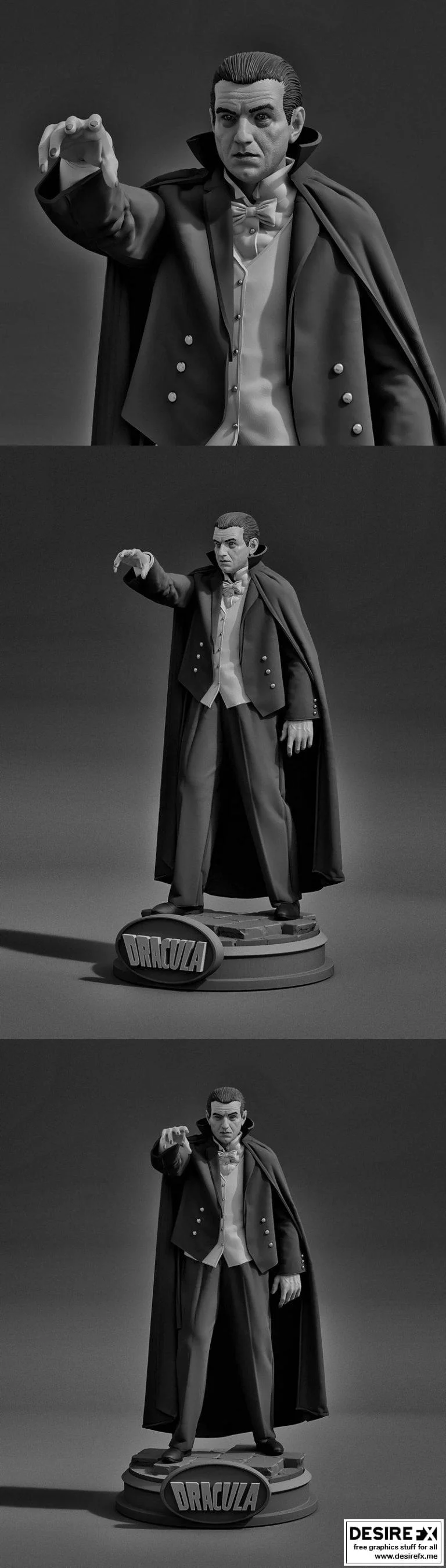 经典怪物——德古拉 3D打印模型|Classic Monsters – Dracula