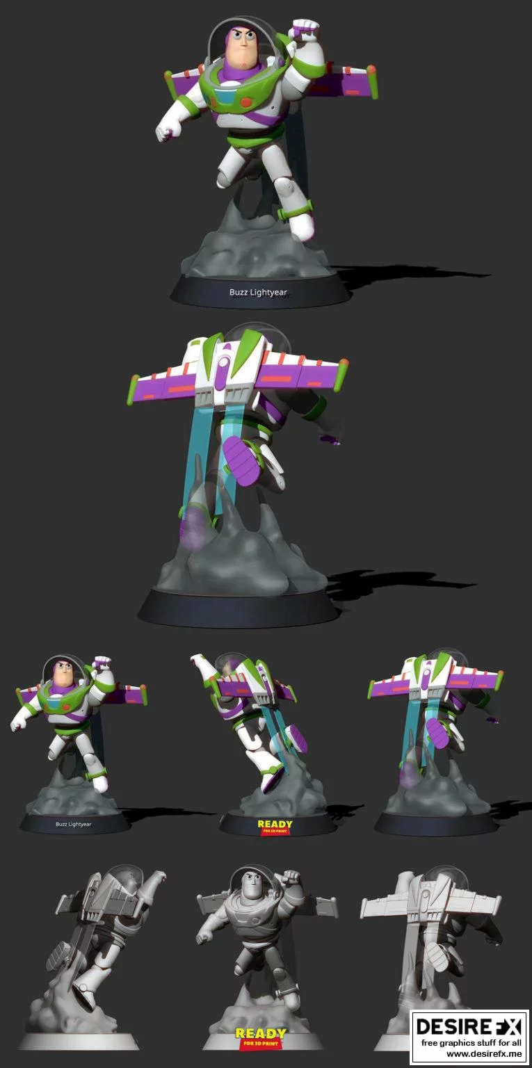 3D打印模型：Buzz Lightyear|Buzz Lightyear