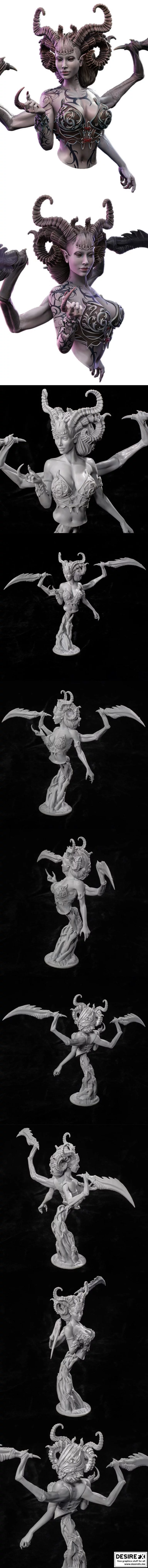 Blissarah bust 3D打印模型|Blissarah Bust