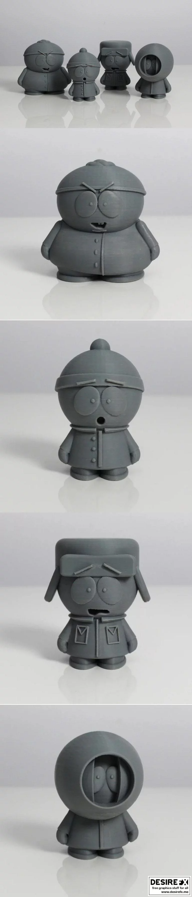 南公园英雄：动漫游戏角色3D打印模型集|South Park Heroes