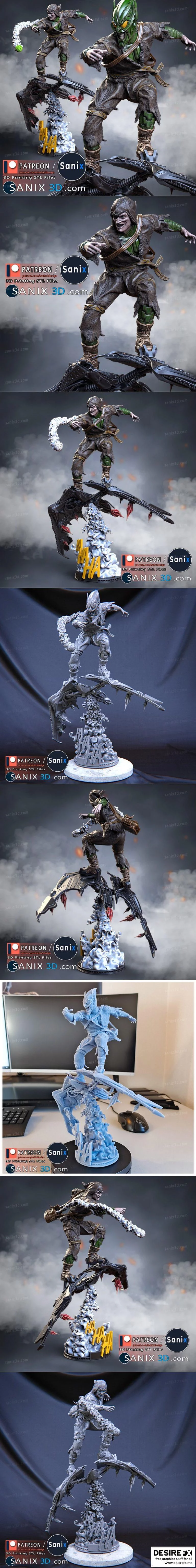 绿巨人 3D打印模型|Green Goblin