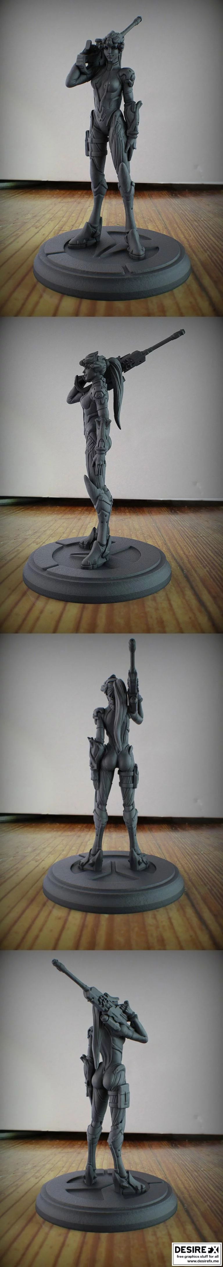 Overwatch Widowmaker 3D打印模型|Overwatch – Widowmaker