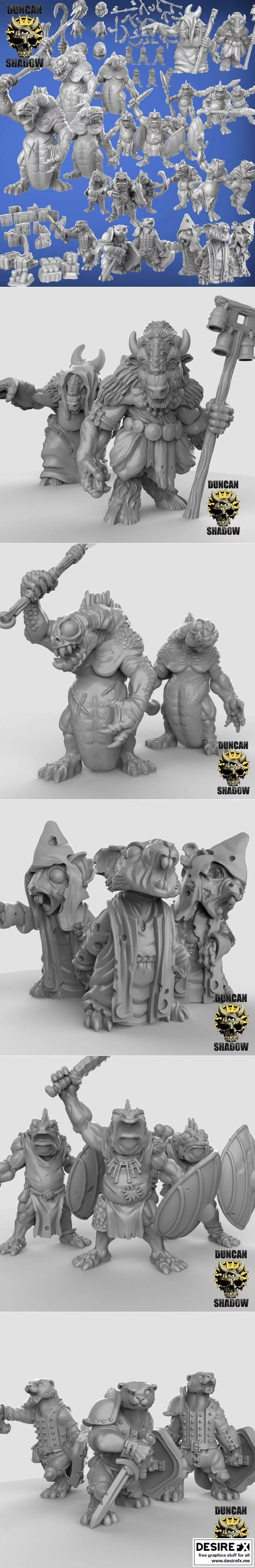 Duncan Shadow – 2021年八月作品3D打印模型|﻿Duncan Shadow – August 2021