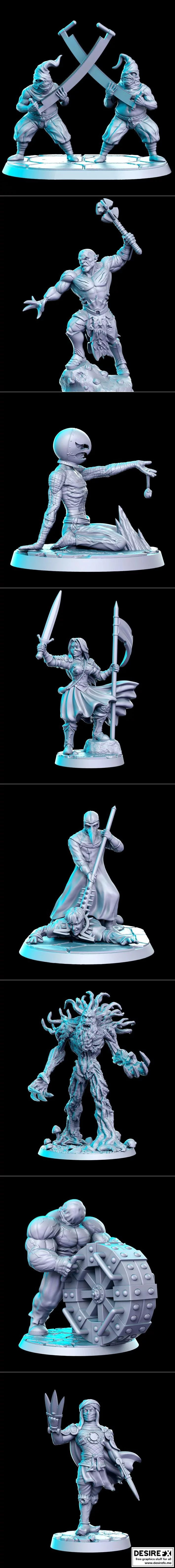 《暗影对决2：黑暗纪元2 3D打印模型集》|﻿Against the Shadows Vol.2 and Age of Darkness Vol.2 December 2021