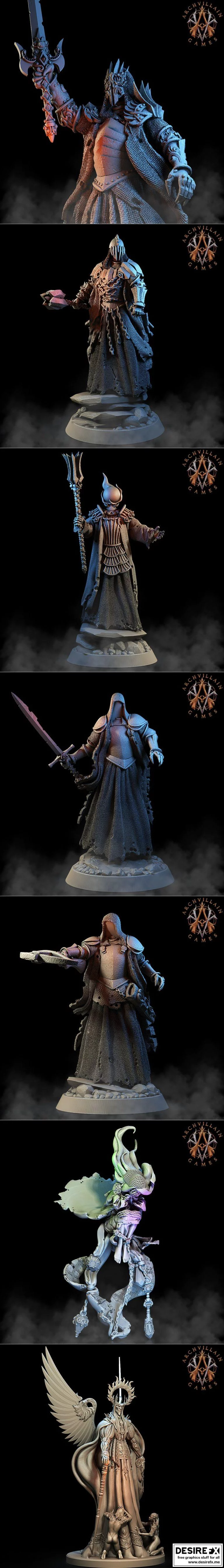 Archvillain Games 《悲歌之境》3D打印模型|Archvillain Games Miniature – The Sorrowsown