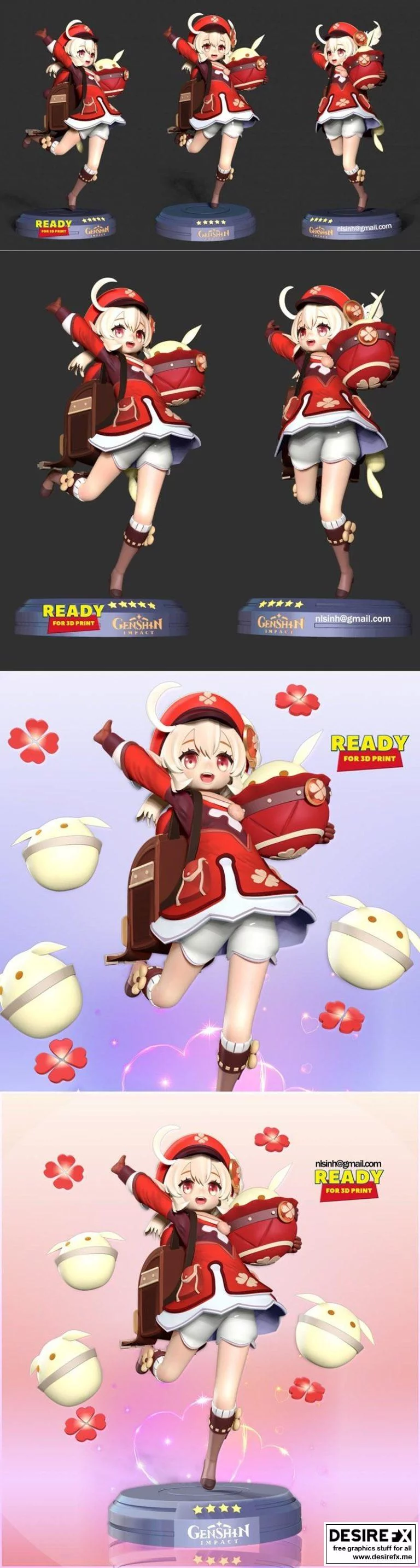 原神 Klee 3D打印模型|Klee 2 – Genshin Impact