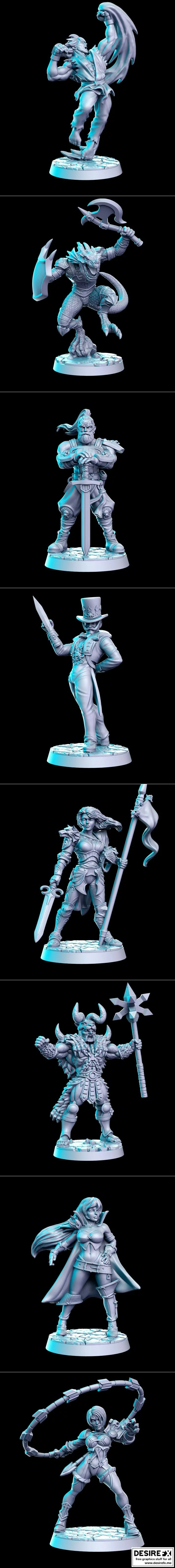 灵魂战士竞技赛 3D打印模型集|RN Estudio Soul Fighter Tournament November 2021