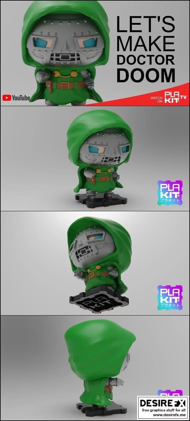 动漫《复仇者联盟》角色DOOM 3D打印模型|Doctor DOOM