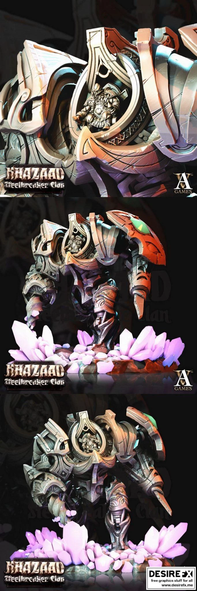 Monometronaut：动漫游戏角色3D打印模型集|Monometronaut