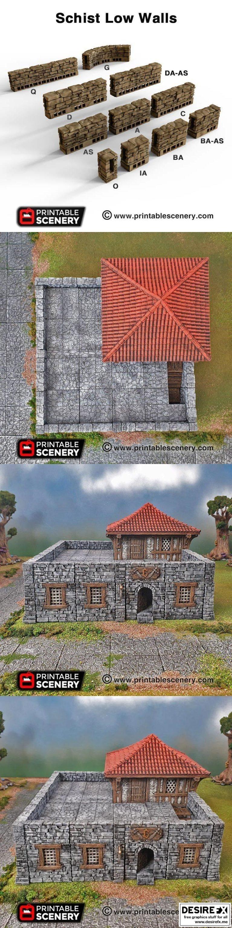 Schist低墙作品：《咒术回战》·虎杖悠仁 3D打印模型|Schist Low Walls