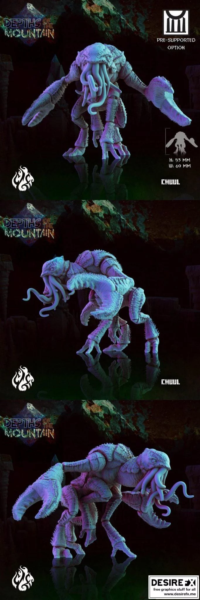 Chuul-咒术回战-虎杖悠仁 3D打印模型|Chuul