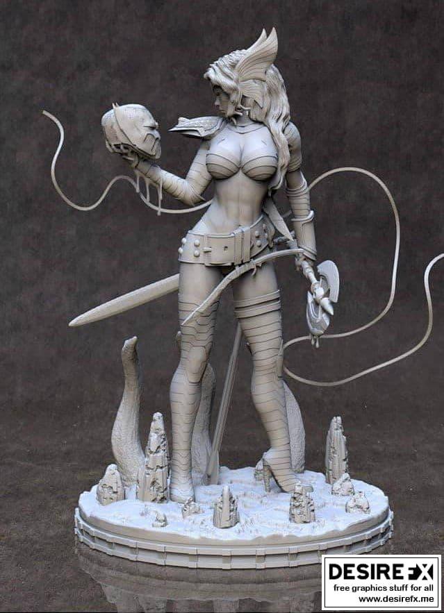 邪恶女王3D打印模型|Evil Queen