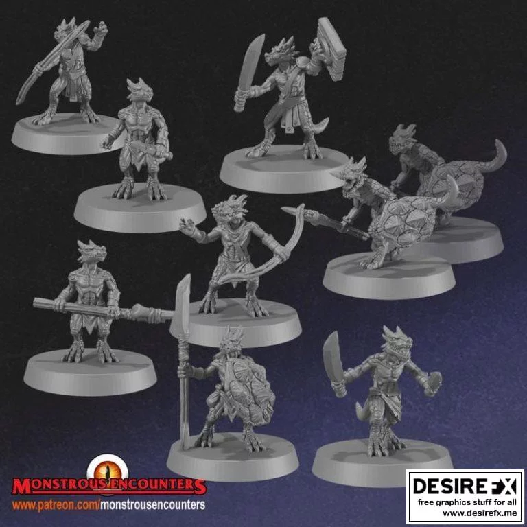 怪物邂逅——小矮人套装1|Monstrous Encounters – Kobolds Set 1