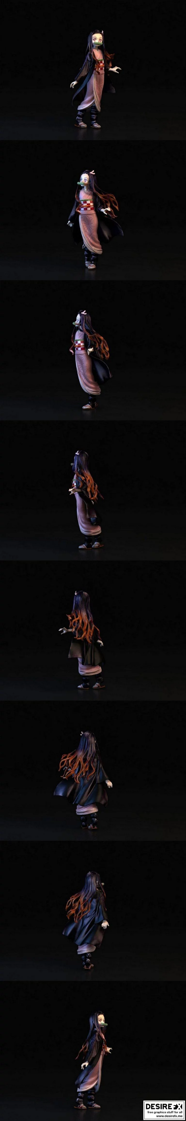 Demon Slayer 仲间 3D打印模型|Demon Slayer – Nezuko