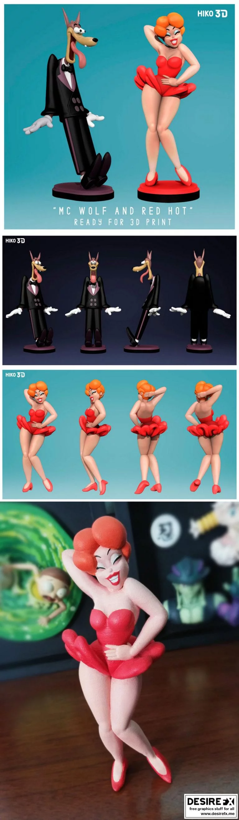 Red Hot and McWolf – Tex Avery – By AiR