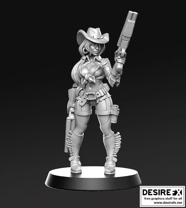 Irvina – 从废土中崛起的3D打印角色模型|Irvina – From Wasteland