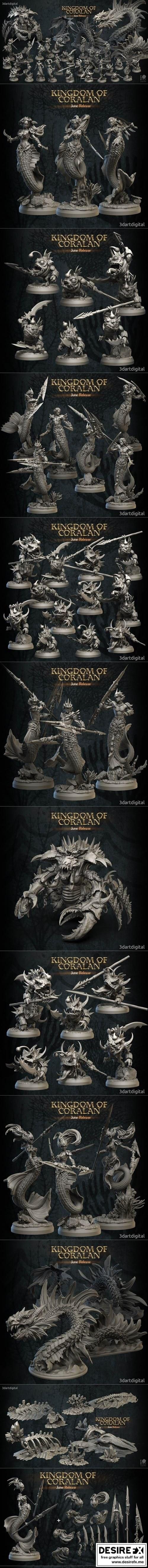 科拉兰王国6月新作——部分2：3D打印模型登场|Kingdom of Coralan June Release – part 2