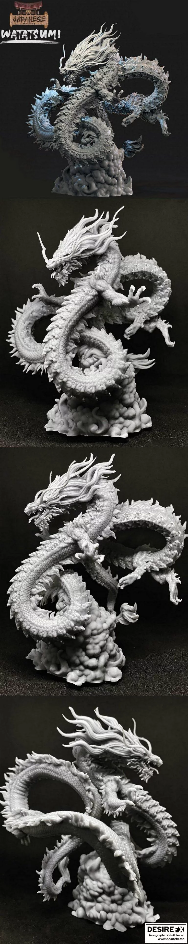 Watatsumi-水神-3D打印模型|Watatsumi