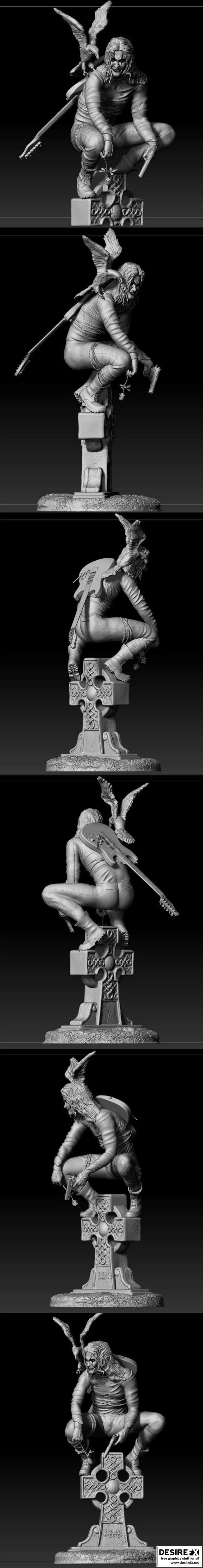 《The Crow：黑鸦》3D打印模型|The Crow