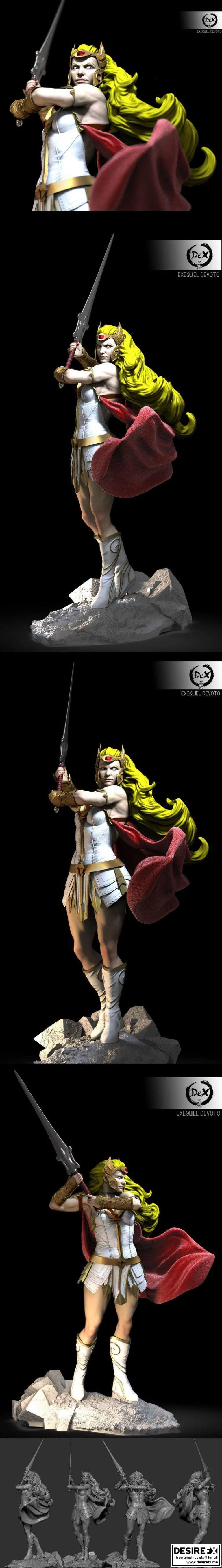 动漫《进击的巨人》角色艾伦·耶格尔 3D打印模型|Shera