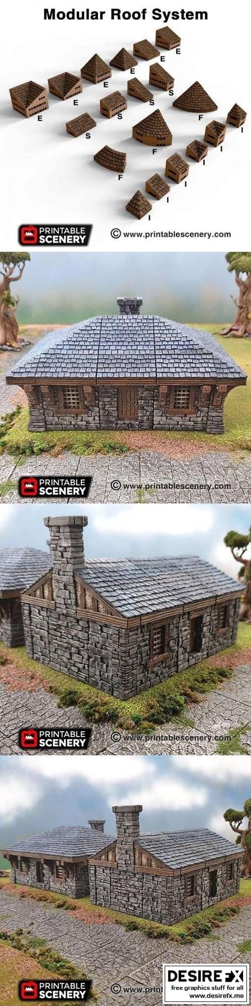 模块化屋顶系统-进击的巨人-利威尔·阿克曼|Modular Roof System