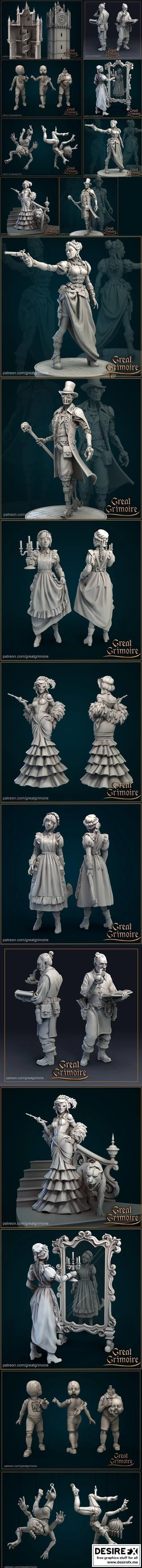 《 brassmourne塔 3D打印模型》|Great Grimoire The Tower of Brassmourne May 2021