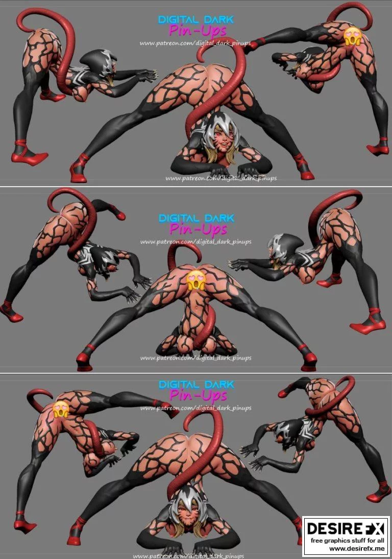 Gwenom-原神-刻晴 3D打印模型|Gwenom