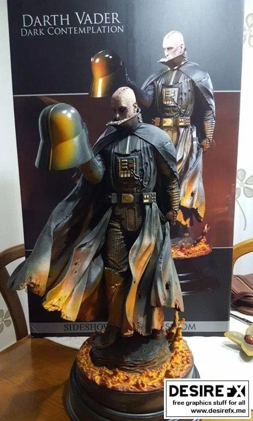 黑暗帝国——星战雕像3姿态模型|Darth Vader – STATUE 3 poses
