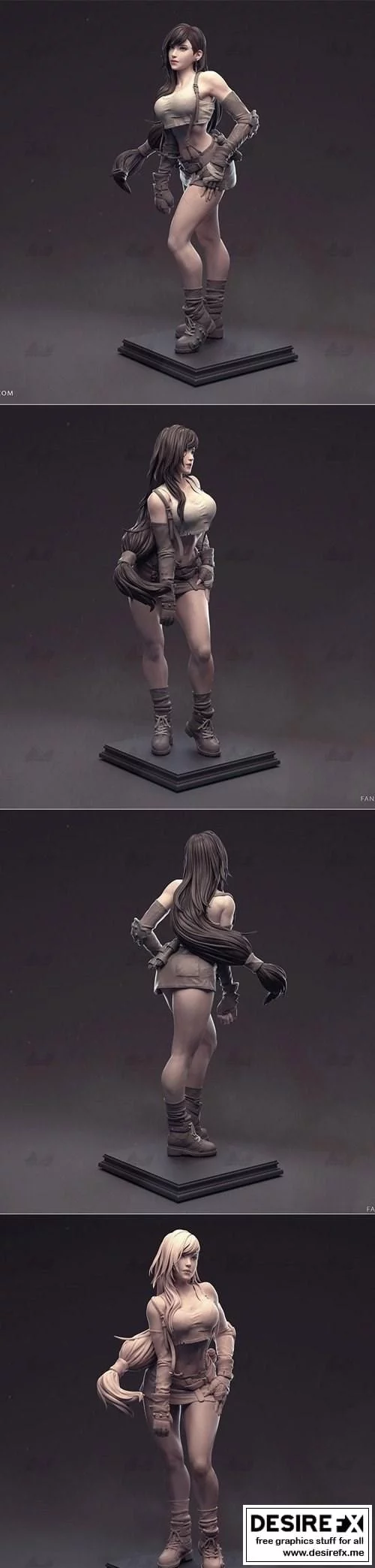 Tifa 3D打印模型|Tifa – Final Fantasy