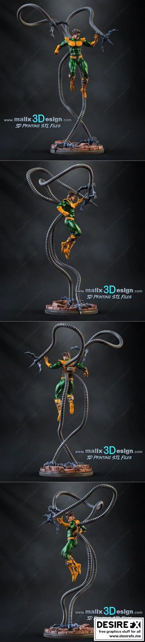 蜘蛛侠：多臂博士3D打印模型|Dr. Octopus