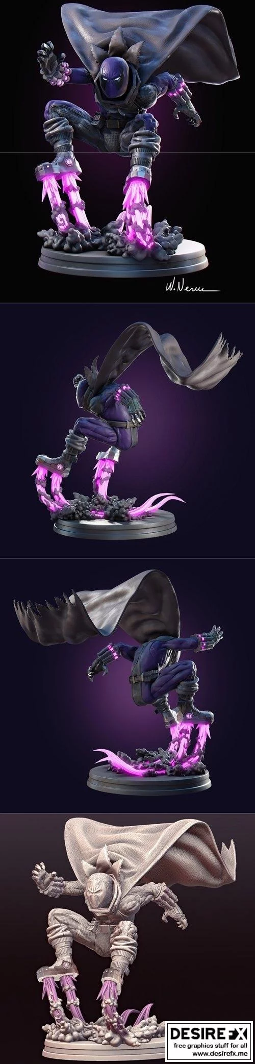 暗夜追凶 3D打印模型|The Prowler