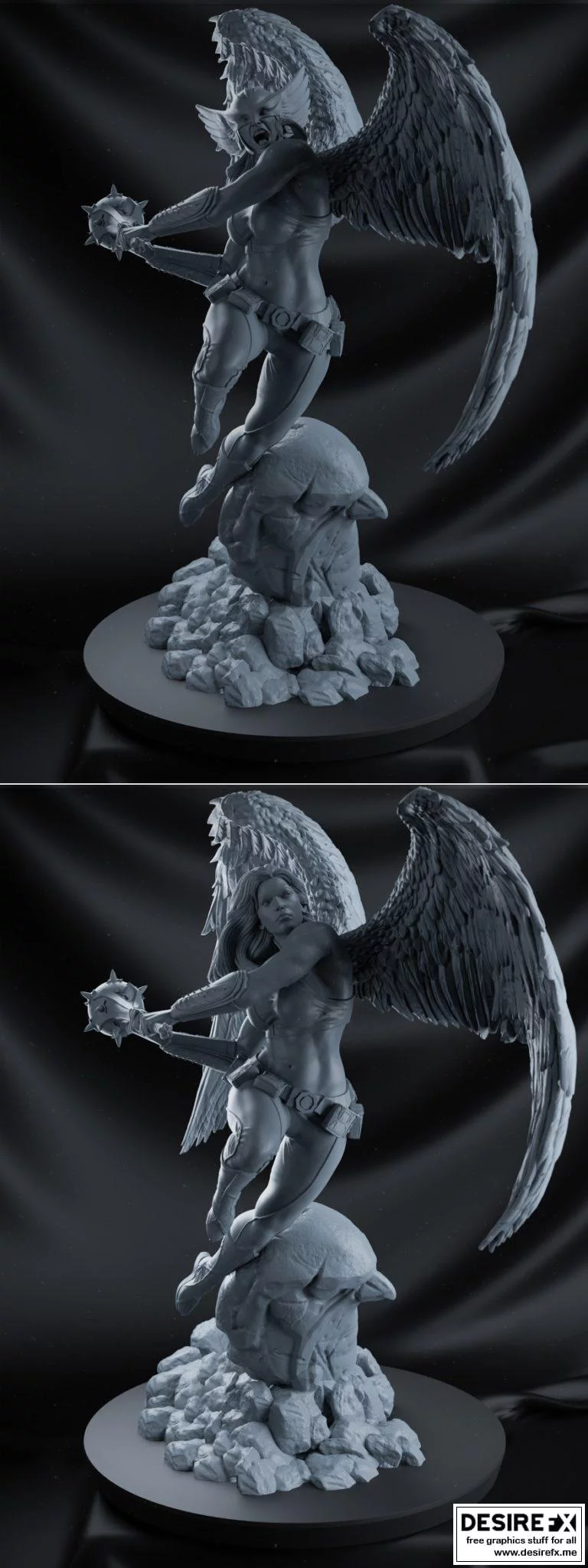 霍金斯——Hawkgirl 3D打印模型|Hawkgirl