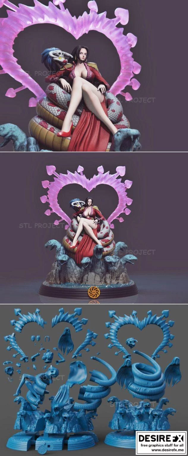 Boa Hancock 3D打印模型|Boa Hancock