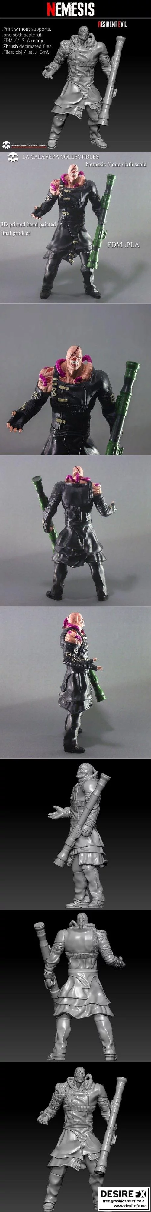 Nemesis RE3 3D打印模型集|Nemesis RE3