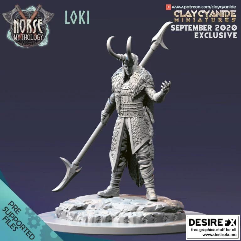 洛基3D打印模型|Loki