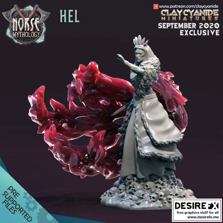 Hel-进击的巨人-艾伦·耶格尔 3D打印模型|Hel